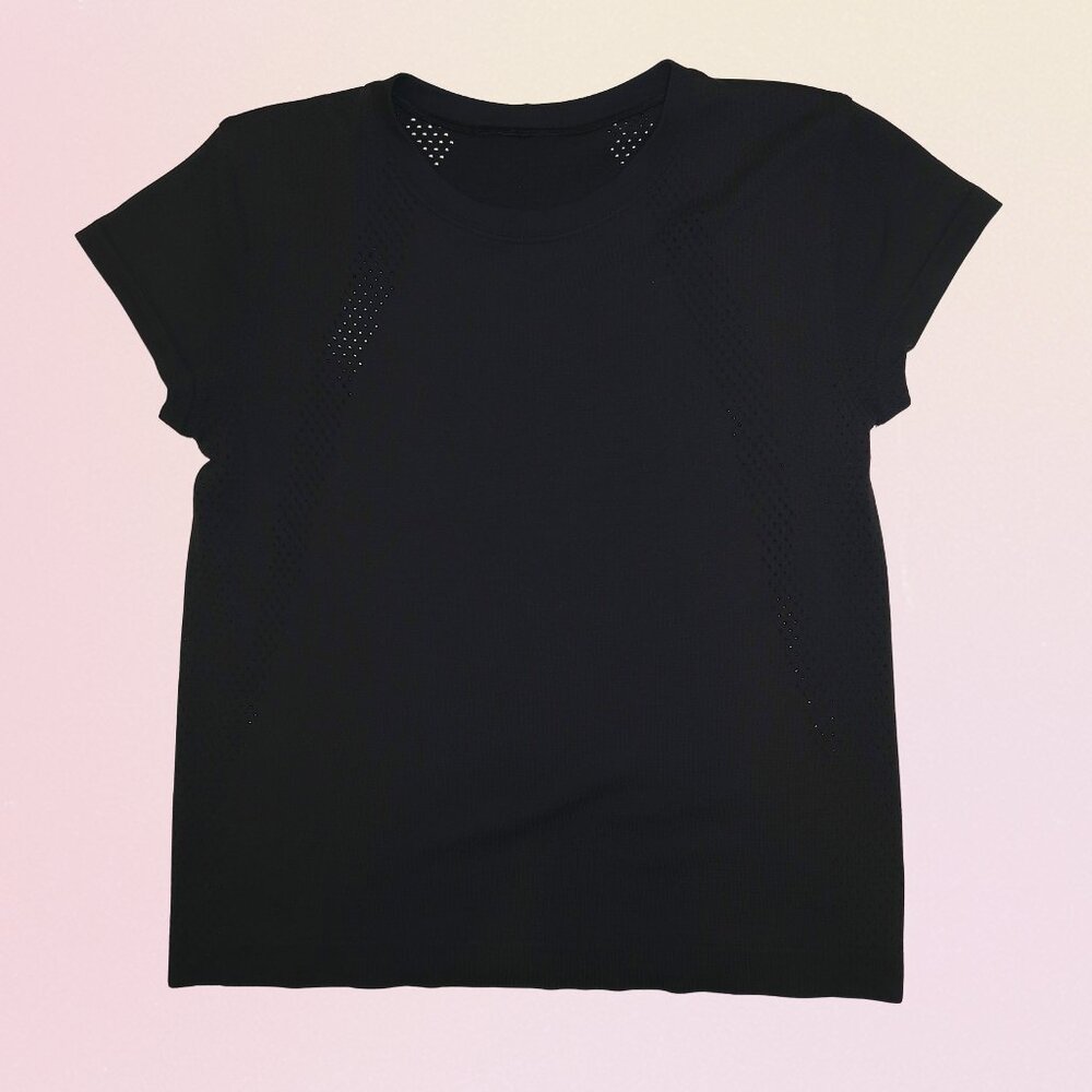 Lululemon Athletic Breathable Mesh Shirt – Black (6)
